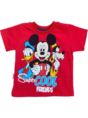 Alp Kids Mickey Looney Tunes Super Cool Baskılı Erkek Çocuk Alt Üst Takım