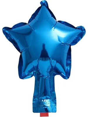 Kidspartim 5 Inç Mini Yıldız Folyo Balon Koyu Mavi 5 Adet