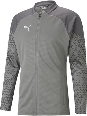 Puma Teamcup Training Jacket Erkek Futbol Antrenman Ceketi 65798313 Gri