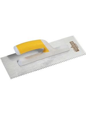 Kristal Seramik Malası Paslanmaz Plastik Sap Üçgen Diş 35CM