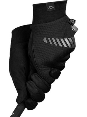 Callaway Mens Left Hand Thermal Grıp 2pk Gloves M Black - Erkek Golf Eldiveni Sol El Siyah Medium
