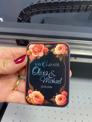 Gift Shoppi Dikdörtgen Düğün Magnet