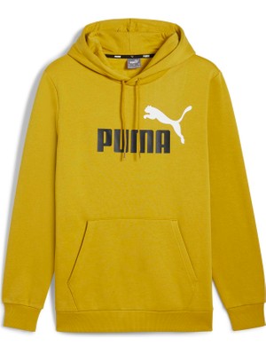 Puma Ess+ 2 Col Big Logo Hoodie Erkek Sweatshirt