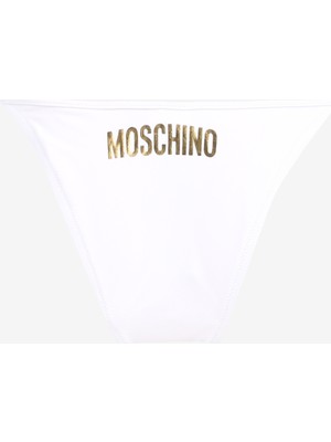 Moschino Beyaz Kadın Bikini Alt 241V2A5921