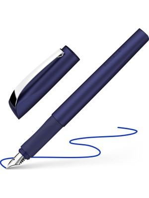 Ceod Parlak Dolma Kalem (Sağ-Sol-Elli M Nib, Dahil. Kraliyet Mavi Mürekkep Kartuşu) Pasifik Mavi