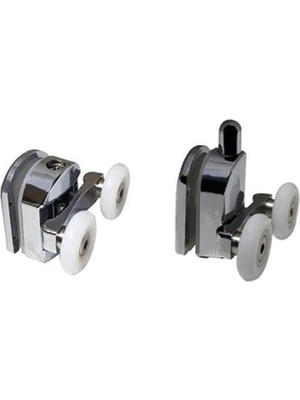Store Tekerleği Metal Gövdeli Krom 2 Li Set Teker Rulmanı 24 mm