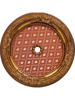 Bazaar Avm 60X60 Oval Kahve Renk Saray Tavan Göbek