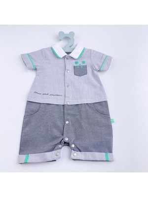 Bon Chic Baby Bebek/çocuk Gri Bebek Tulum
