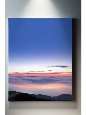 SuAla Manzara Temalı, Dağın Tepeleri Kanvas TABLO-227