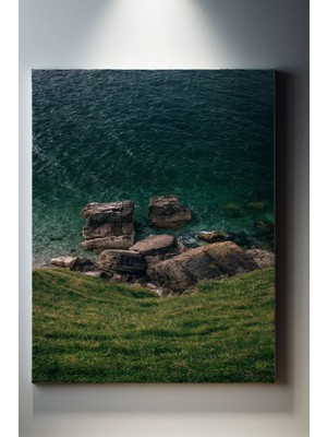 SuAla Manzara Temalı, Yamaç Kayalığı Kanvas TABLO-288