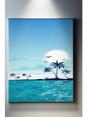 SuAla Manzara Temalı, Ada Manzarası TABLO-388