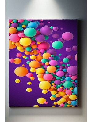 SuAla Modern Temalı, Doodle Topları TABLO-322