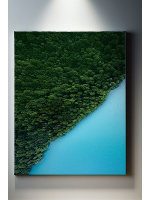 SuAla Ağaç Temalı, Orman ve Deniz Kanvas TABLO-216