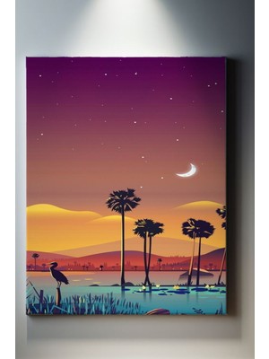 SuAla Illüstrasyon Temalı, Bataklık TABLO-368