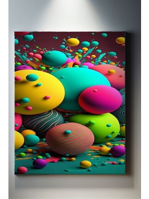 SuAla Geometrik Temalı, Doodle Topları TABLO-407