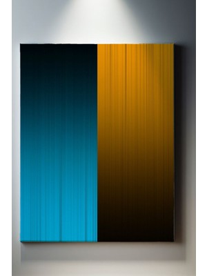 SuAla Minimalist Temalı, Sarı Mavi TABLO-341