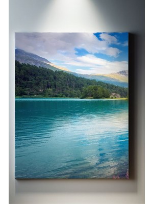 SuAla Deniz Temalı, Göl Kenarı Kanvas TABLO-289