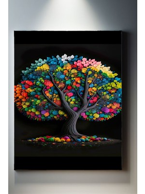 SuAla Ağaç Temalı, Renk Ağacı TABLO-331