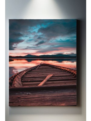 SuAla Deniz Temalı, Tekne Iskelesi Kanvas TABLO-210