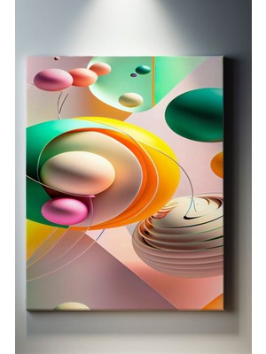 SuAla Minimalist Temalı, Soyut Toplar TABLO-413