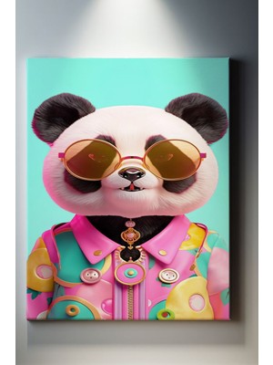 SuAla Hayvan Temalı, Hippi Panda Tablo-80