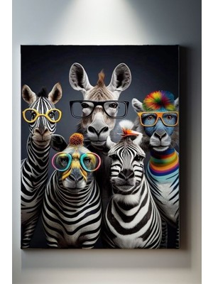 SuAla Hayvan Temalı, Zebra Ailesi Tablo-31