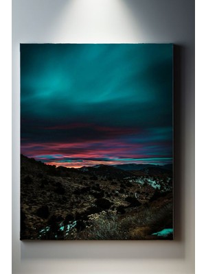 SuAla Manzara Temalı, Tepeler Kanvas TABLO-256