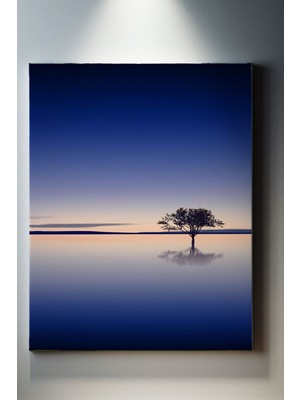 SuAla Ağaç Temalı, Denizde Ağaç Kanvas TABLO-180