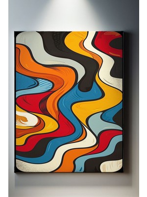 SuAla Illüstrasyon Temalı, Çizgisel Renkler TABLO-164