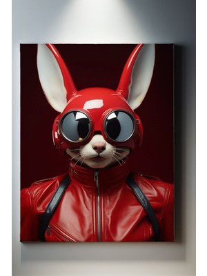 SuAla Hayvan Temalı, Kırmızı Tavşan Tablo-90