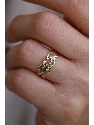 Yenigün Kuyumculuk 14 Ayar Altın Parlak Anne Yüzük