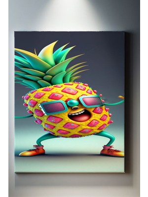 SuAla Modern Temalı, Çılgın Ananas TABLO-430