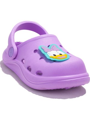 Dagoster DJA75-CRS01 Lila Ortopedik Günlük Kız Çocuk Cross Spor Terlik