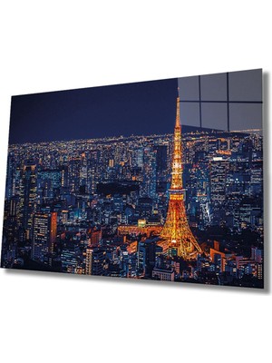 Miyrem  Miyrem Glasses Collection -A1^#  Eyfel Kulesi Cam Tablo, Cam Tablo