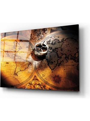 Miyrem  Miyrem Glasses Collection -A1^#  Dünya Haritası 23 Cam Tablo