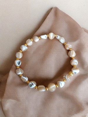 Mga Doğaltaş Sedef Bileklik Dorika Bileklik Doğal Taş Bileklik