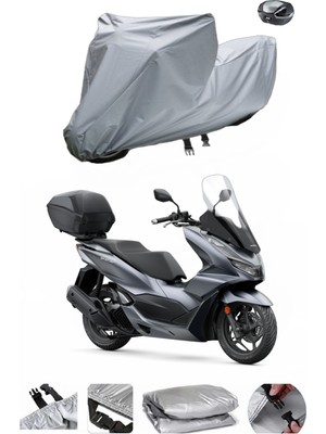 Wovex Honda Pcx 125-150 Motosiklet Brandası Topcase Arka Çanta Uyumlu Branda Örtü