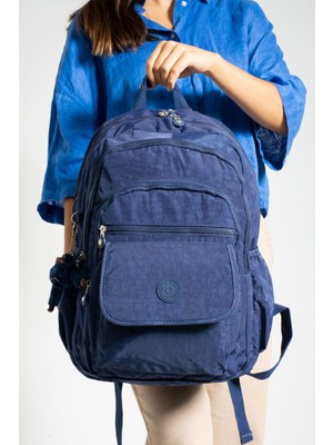 Çanta Trend Maymuncuk Hediyeli Ultra Hafif Çok Cepli Su Geçirmez Sırt Çantası Unisex