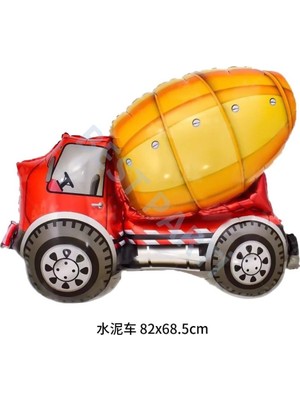 Best Parti Taşıt Mikser Kamyon Folyo Balon 82X70 cm
