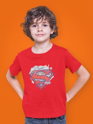 Stil-X Superman Baskılı Bisiklet Yaka Çocuk Tshırt