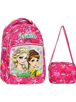 Çanta Trend Frozen Desenli Ilkokul Çantası + Beslenme Çantası