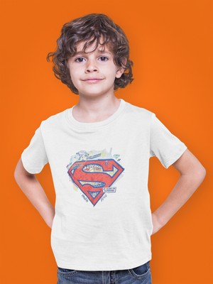 Stil-X Superman Baskılı Bisiklet Yaka Çocuk Tshırt