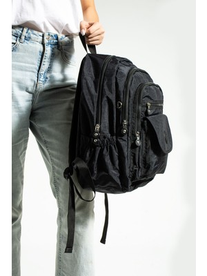 Çanta Trend Üstten Kapaklı Krinkıl Su Geçirmez Sırt ve Okul Çantası