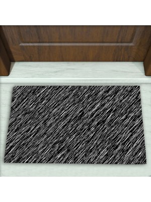 Colorix Carpet Çizgi Desenli Dekoratif Kapı Önü Paspası No: 1171