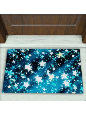 Yıldız Desenli Dekoratif Kapı Önü Paspası No: 1073