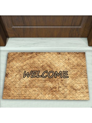 Colorix Carpet Eskitme Desenli Dekoratif Kapı Önü Paspası No: 1560