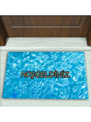 Modern Desenli Dekoratif Kapı Önü Paspası No: 1063