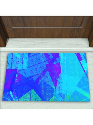 Geometrik Desenli Dekoratif Kapı Önü Paspası No: 1672