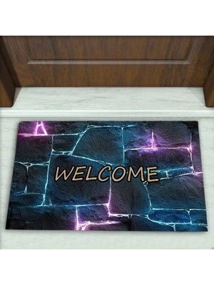 Taş Desenli Dekoratif Kapı Önü Paspası No: 1793