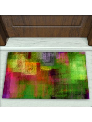 Modern Desenli Dekoratif Kapı Önü Paspası No: 1099